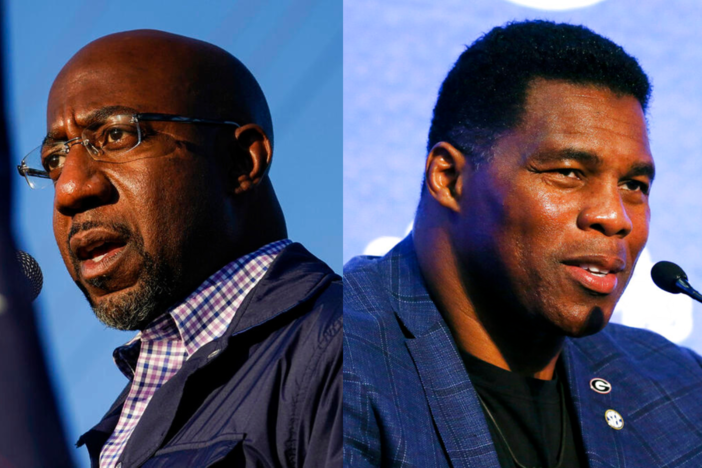 U.S. Sen. Raphael Warnock, Republican Herschel Walker