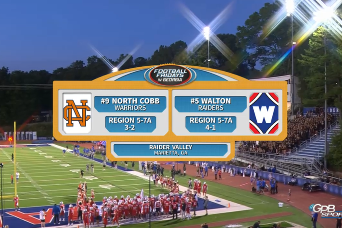 North Cobb Warriors at Walton Raiders
