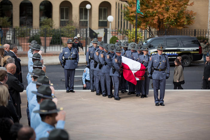 House Speaker David Ralston lies at the State Capitol