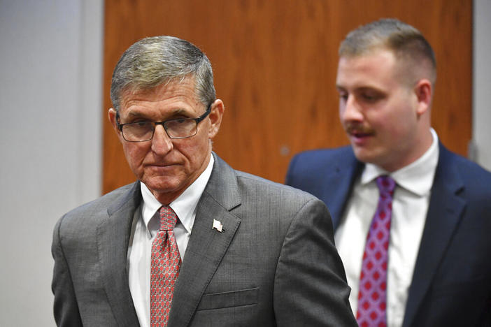 Former National Security Advisor to President Trump, Michael Flynn, appeared in court Tuesday, Nov. 15, 2022, to try to quash an order to appear before a Georgia special purpose grand jury investigating attempts to overturn the 2020 Presidential election. Sarasota County Chief Judge Charles Roberts ordered Flynn to testify before the panel on Nov. 22.
