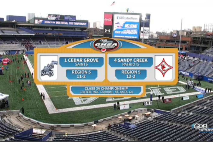 3A State Final: Cedar Grove vs. Sandy Creek