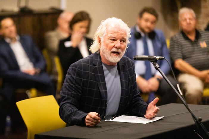 Chuck Leavell, keyboardist for The Rolling Stones and The Allman Brothers, makes the case to the Georgia Music Heritage Study Committee.