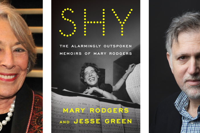 Mary Rodgers, her memoir "Shy", and theater critic Jesse Green.