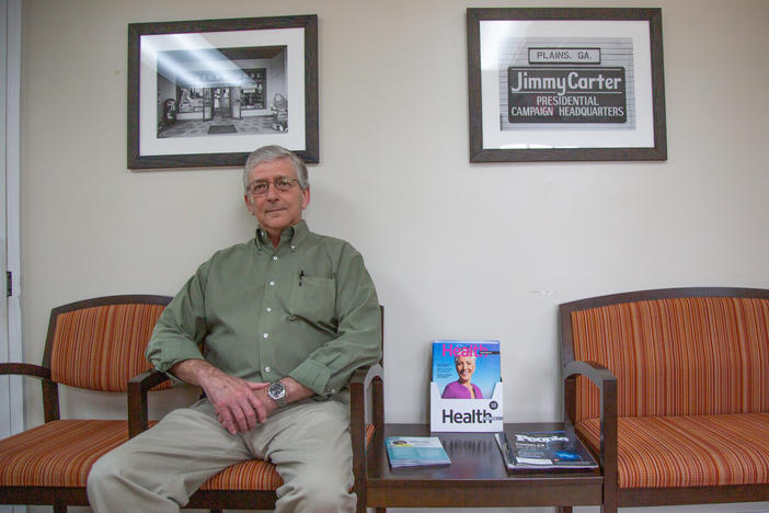 Dr. Michael Raines is the only primary care physician in Plains, Ga., and started at the Mercer Medicine Clinic in 2018, after former president Jimmy Carter asked for help to keep it open.