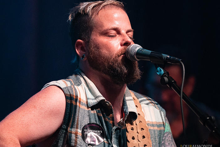 Vince Zangaro on stage at the 2018 Alzheimer's Music Festival