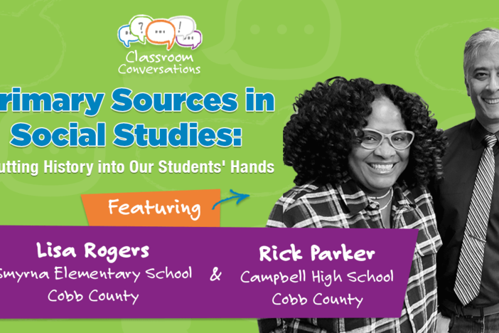 Lisa Rogers and Rick Parker in Classroom Conversations