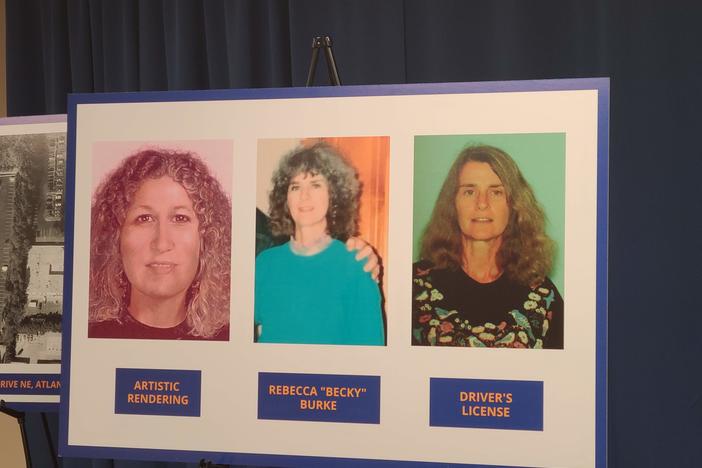 Dekalb County cold case task force announced at a  March 22, 2023press conference they identified the remains of Rebecca Burke after 30 years using DNA technology.