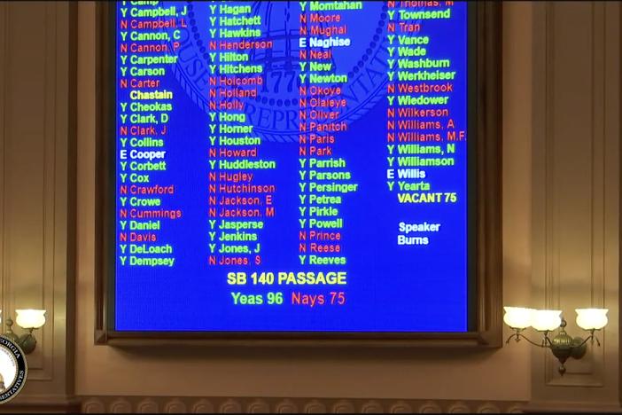 SB 140, a bill restricting access to some health care for transgender children, passed the Georgia House Thursday, March 16.