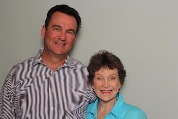 Betty Swims (right) and her son Roger Swims of Johns Creek, Ga.