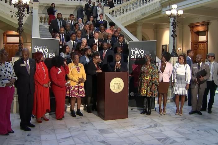 The Urban League of Greater Atlanta releases its State of Black Georgia report at the Georgia Capitol 
