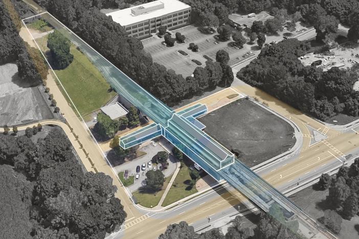  A rendering of The MARTA Bankhead Platform Extension project. Courtesy of MARTA