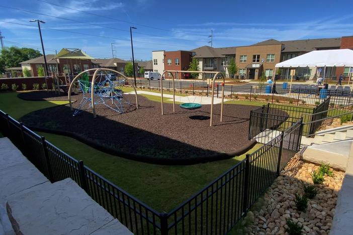 The Housing Authority of Columbus, Georgia, Columbia Residential, and MercyMed of Columbus hosted a ribbon-cutting ceremony and celebration Tuesday morning for The Banks at Mill Village, a new 102-unit mixed-income housing development in Columbus, Georgia.