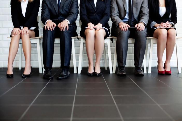 Five people seated