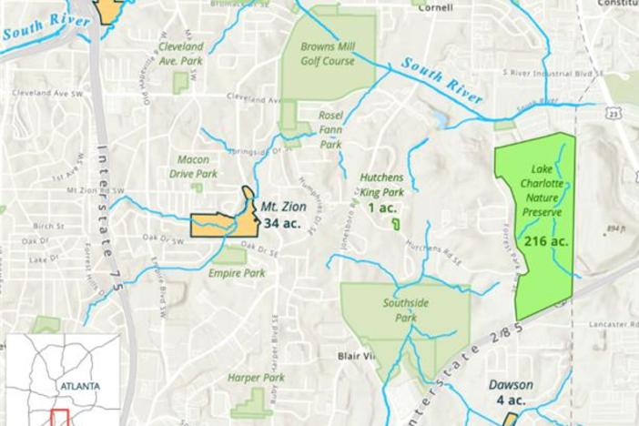 Map of South River Forest