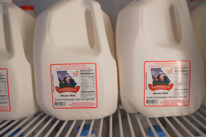 Mountain Fresh Creamery Milk Jugs