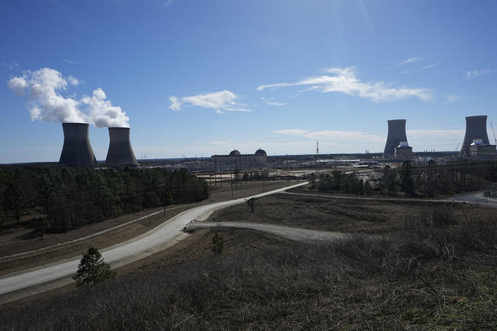  Georgia Power Co.'s Plant Vogtle nuclear power plant is seen, Jan. 20, 2023, in Waynesboro, Ga., with two older reactors on the left and two new reactors on the right. Georgia Power announced Monday, May 1, that the second new reactor had completed a testing phase, getting closer to generating electricity.