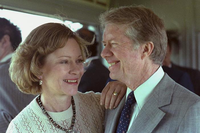 President Jimmy Carter and his wife, Rosalynn.