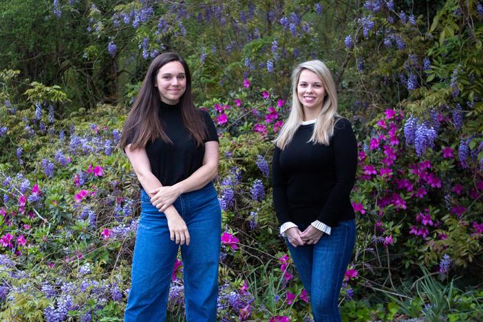 Evey Wilson Weatherbee (left) and Jessica Szilagyi are the hosts of the podcast "Prison Town."