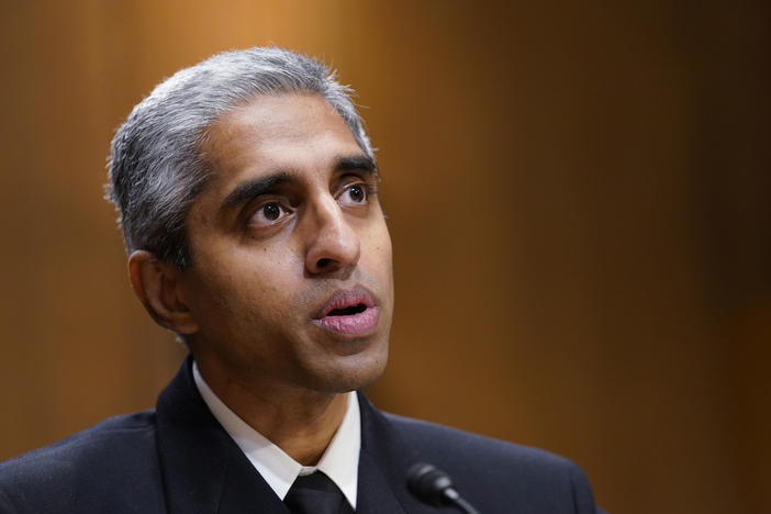  Surgeon General Dr. Vivek Murthy testifies before the Senate Finance Committee on Capitol Hill in Washington, on Feb. 8, 2022, on youth mental health care. Widespread loneliness in the U.S. is posing health risks as deadly as smoking a dozen cigarettes daily, costing the health industry billions of dollars annually, the U.S. surgeon general said Tuesday in declaring the latest public health epidemic.