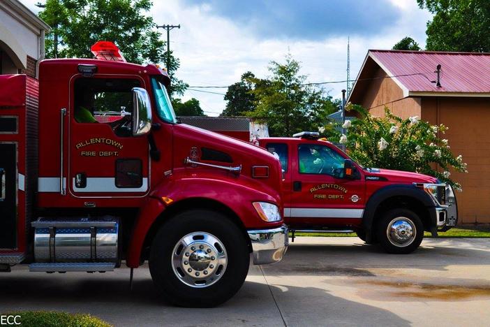 Allentown, Georgia firetrucks.