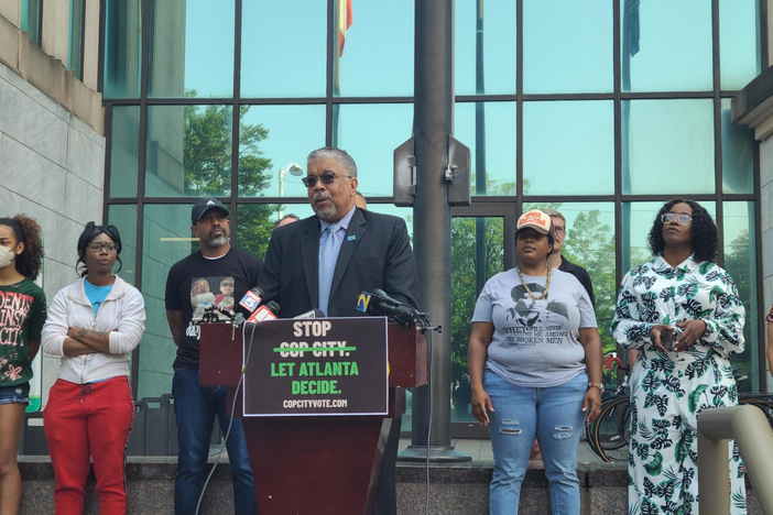 Stop 'Cop City' presser