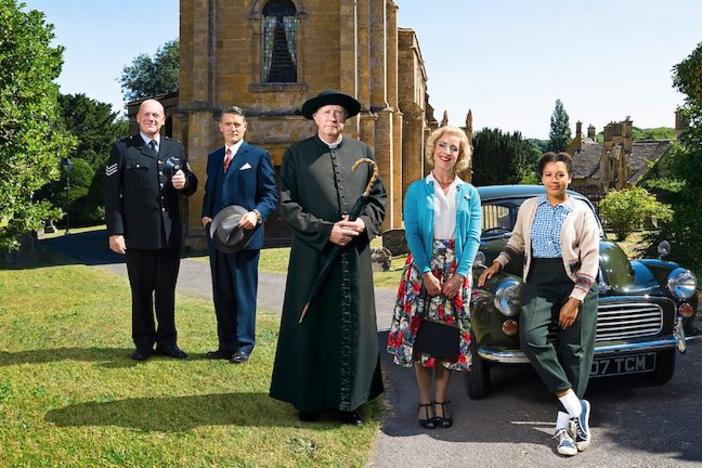 The cast of Father Brown