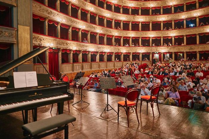 The stage is set and performances have begun in the heart of Rome, Italy, for the 20th Anniversary Rome Chamber Music Festival that runs through Thursday. The event was begun by Macon’s Robert McDuffie. Courtesy of The Rome Chamber Music Festival