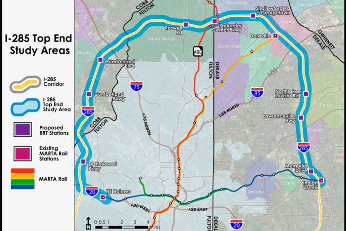 Map of Atlanta