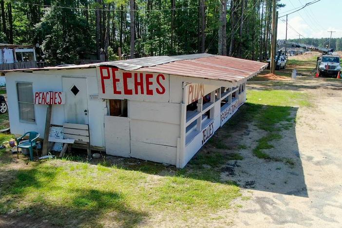 Peches stand