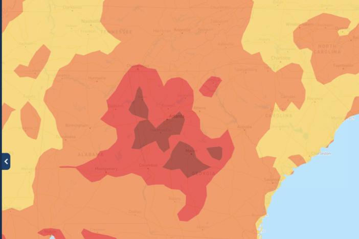 Most of Georgia’s heat on July 26 was made at least 2-4 times more likely because of climate change on July 26. Climate Central  