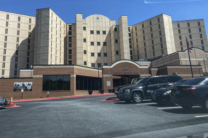 The Fulton County Jail is shown April 11, 2023, in Atlanta.