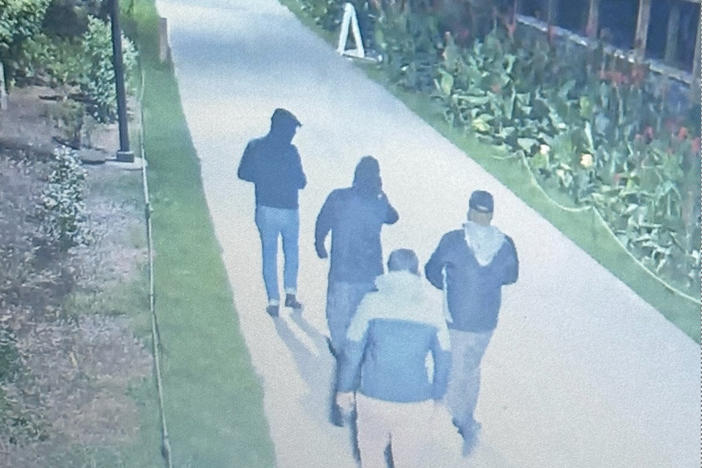 Atlanta Police on Aug. 1 released this photo of “persons of interest” who they say are connected to a series of fires officials allege were targeted attacks against the department and others tied to the development of the city’s planned public safety training center.