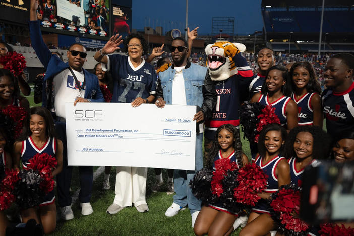 Sean “Diddy” Combs Officially Presents $1 Million Donation To JSU Football At Cricket MEAC-SWAC Challenge Kickoff