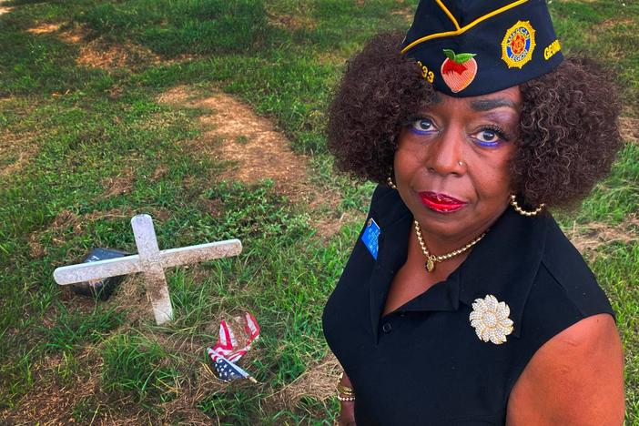 Patricia Liddell, a retired U.S. Army master sergeant, is part of American Legion Post 333 and is the Veterans Service Officer for Alabama and Georgia and helps arrange funeral services for indigent and homeless veterans. 