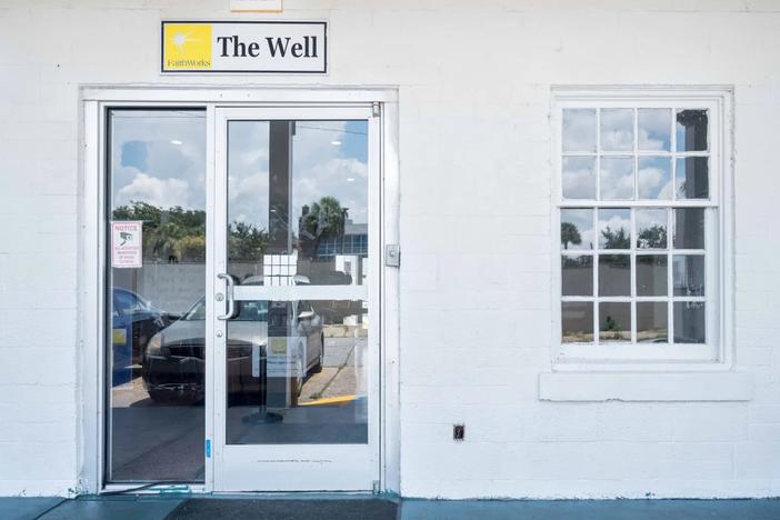The Well is a Christian day shelter for Brunswick’s homeless. It recently reopened with increased safety measures but is being sued by the city, which alleges it is a public nuisance.  Credit: Justin Taylor/The Current