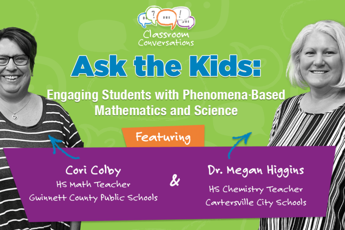 Cori Colby and Dr. Megan Higgins in Classroom Conversations