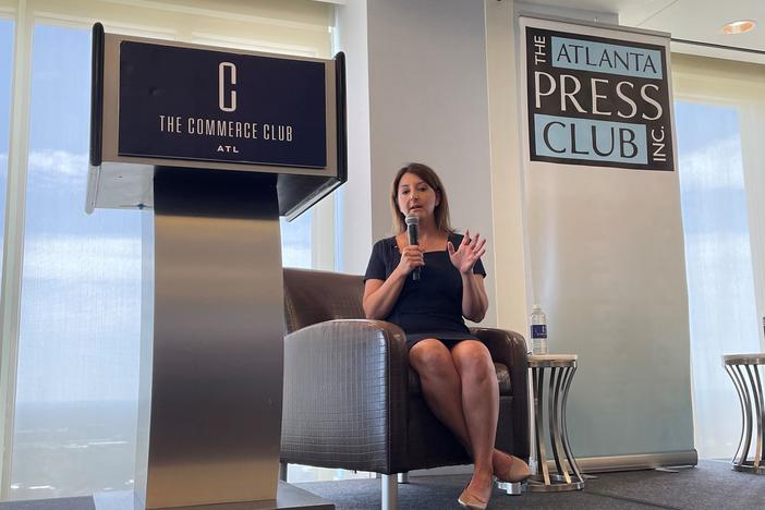 CDC Director Dr. Mandy Cohen at the Commerce Club in Atlanta.