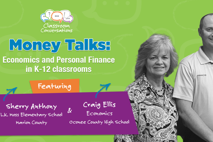 Sherry Anthony and Craig Ellis in Classroom Conversations