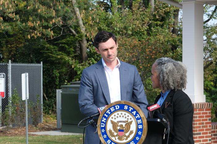 Ossoff and Dr. Alie Redd