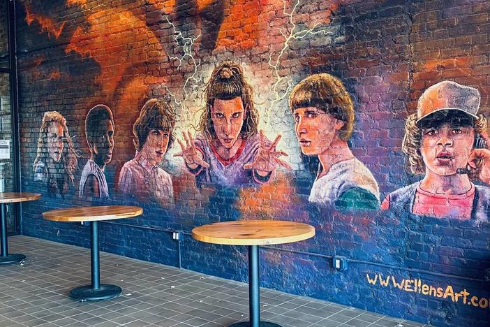 Stranger Things Mural