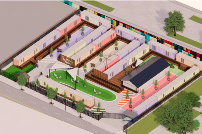 The city of Atlanta is partnering with local organizations to convert shipping containers into studio apartments.