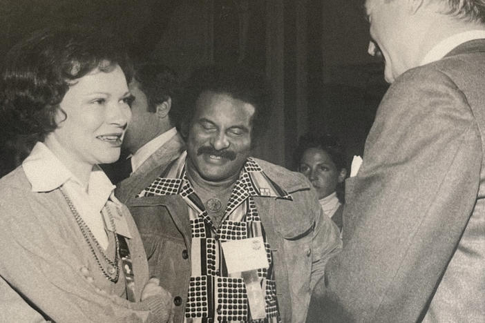 Rosalynn Carter at the 1975 Mental Health America Conference, formerly the Mental Health Association Annual Conference. 