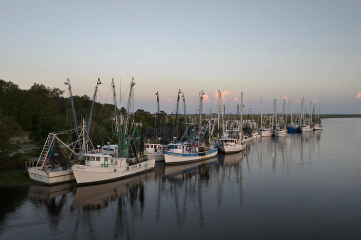 What remains of the once-robust shrimping boat fleet in Darien. 