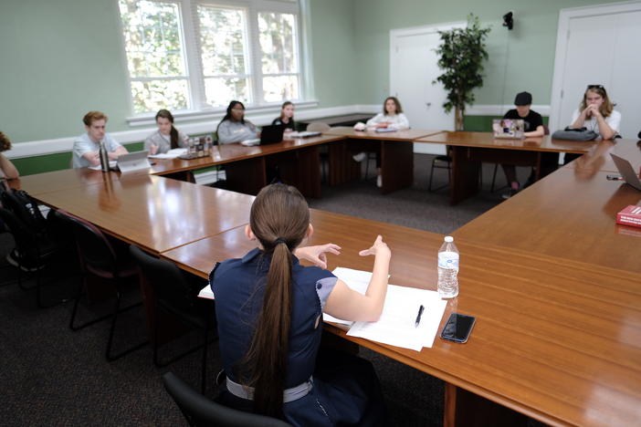 Across the country, universities like Mercer offer Great Books programs, seminar-style classes where students discuss and debate texts from the Western canon. 