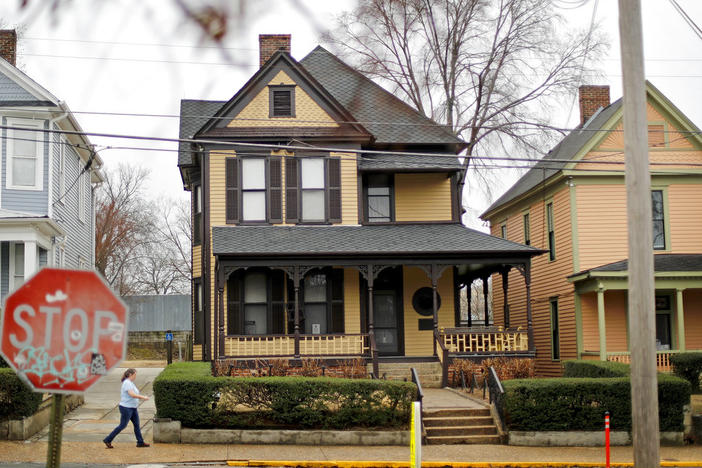 This Jan. 22, 2018, file photo, shows Rev. Martin Luther King Jr.'s birth home which is operated by the National Park Service. The National Park Service has bought the home in Atlanta, Georgia, where Martin Luther King Jr. was born in 1929. 
