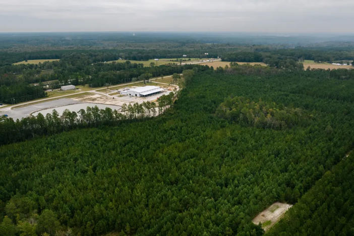 One of four proposed Bulloch Co. well sites to provide water for the Hyundai Metaplant. 
