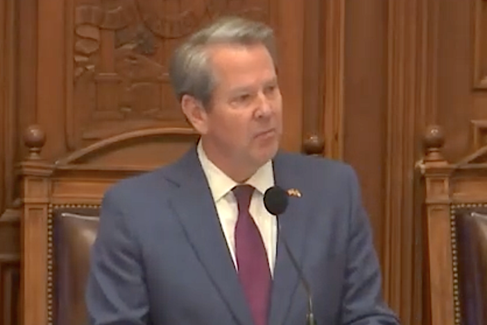 Governor Brian Kemp offers condolences to the Georgia House of Representatives on Jan. 30, 2024 after the sudden death of House Rules Committee Chairman Richard Smith.