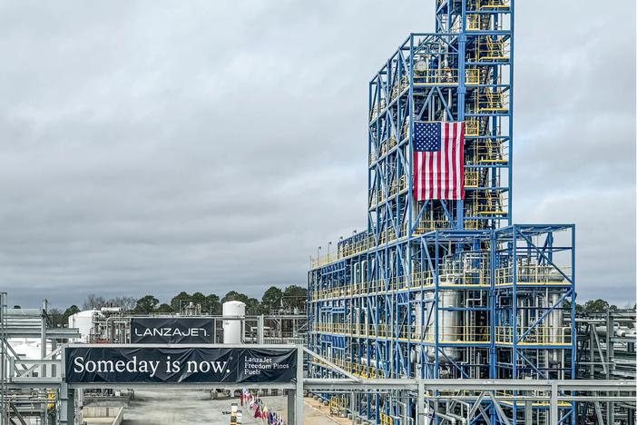 LanzaJet's Freedom Pines facility is located in Soperton, Georgia, about halfway between Savannah and Macon.