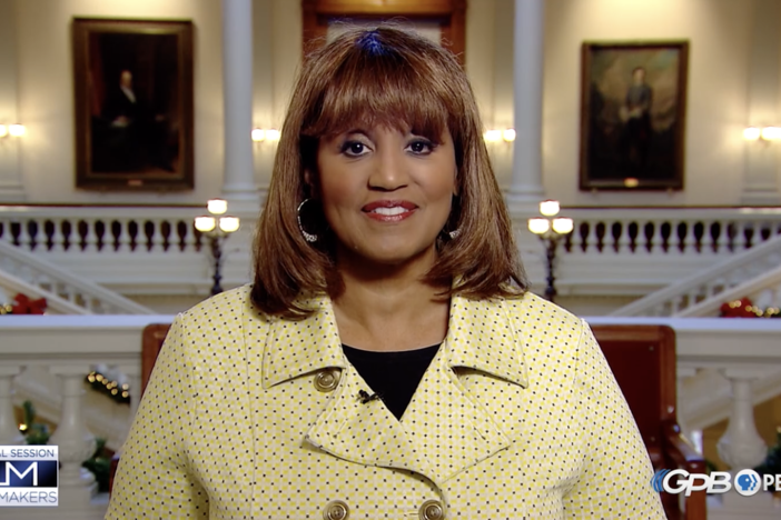 Donna Lowry is the host of GPB's Lawmakers. The show begins its 54th season on GPB-TV at 7 p.m. on Jan. 8, 2024.