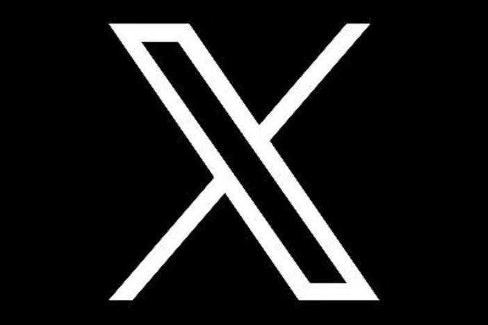 The logo of social media platform X, formerly known as Twitter
